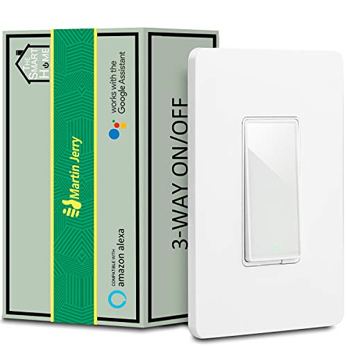Tasmota 3 דרך חכמה של מרטין ג'רי | 4 חבילה תואמת לאלכסה, מתג אור חכם שעובד עם Google Home | מכשירי בית חכם של 2.4 גרם WiFi